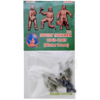 Haron 72005R 1:72 Фигурки советских танкистов (зимняя униформа), 1943-1945 г., набор 2