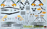 HASEGAWA 00909 Набор для сборки 3-х истребителей F/A-18C Hornet "Chippy Hо History"