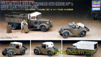 Японский автомобиль Седан Type 95 "Kurogane 4WD (Model 3J)" с грузовиком Isuzu TX40 Type 97