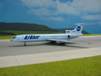 Herpa 555838 Среднемагистральный авиалайнер Ту-154М UTair