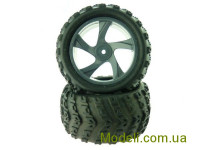 1:18 Tire and Rim for Monster Truck (23626B+28662) 2P