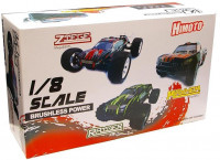 HIMOTO MegaE8MTLr Радиоуправляемый монстр Himoto Raider Brushless 2.4GHz с бесколлекторным двигателем (красный)
