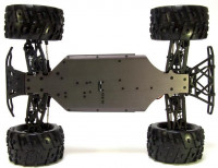 HIMOTO MegaE8MTLr Радиоуправляемый монстр Himoto Raider Brushless 2.4GHz с бесколлекторным двигателем (красный)
