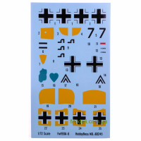 Hobby Boss 80245 Немецкий истребитель Fw190A-6, сборная модель самолета в масштабе 1/72
