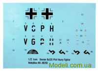 Hobby Boss 80293 Сборная модель немецкого истребителя Dornier Do335 Pfeil