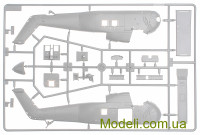 Hobby Boss 87222 Пластмассовая модель вертолета UH-34D "Choctaw"