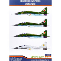 Декаль ВПС Молдови до літака МіГ-29с
