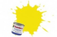 Краска эмалевая HUMBROL лимон матовая