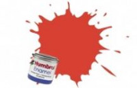 Humbrol Краска эмалевая HUMBROL красная сигнальная сатин