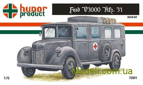 Смоляная модель скорой помощи Ford V3000 Kfz.1 хунор продукт 72031 ...
