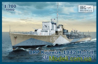 Миноносец класса эскорт ORP "Kujawiak", 1942
