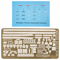 IBG Models 70007 Масштабная модель 1:700 Эсминец G-класса "ORP Garland" 1944