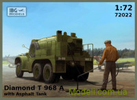 Грузовик Diamond T 968A с цистерной для перевозки асфальта