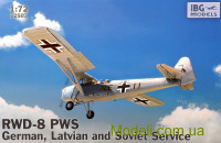 Учебно-тренировочный самолет RWD-8 PWS (немецко-латышская и советская служба)