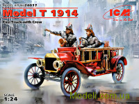 Американский пожарный автомобиль Model T 1914 г. с экипажем