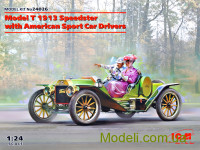 Модель T 1913 Speedster с американскими авто спортсменами