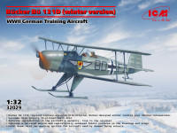 Немецкий учебный самолет Bücker Bü 131D (зимняя версия), Вторая мировая война