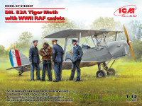 DH. 82А Tiger Moth с кадетами RAF