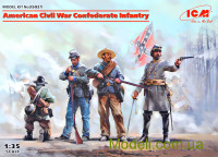 Армія Конфедеративних Штатів Америки, громадянська війна в США (4 фигурки)