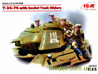 Танк T-34-76 с советским танковым десантом