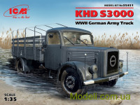 Германский армейский грузовой автомобиль KHD S3000