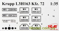 ICM 35462 Krupp L3H163 Kfz.72, Германский тягач ІІ МВ