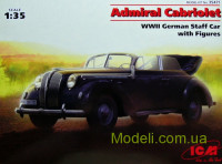 Немецкий штабной автомобиль Второй мировой войны Адмирал Cabriolet