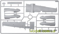 ICM 48288 Сборная модель 1:48 Бомбардировщик A-26C-15 Invader с пилотами и наземным персоналом