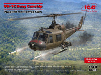 UH-1C Huey Gunship Американский ударный вертолет