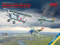 Бпланы 1930-х и 1940-х годов (Не-51А-1, Ки-10-II, У-2/По-2ВС) (3 модели в наборе)
