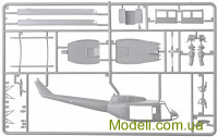 ITALERI 1247 Купить пластиковую масштабную модель вертолета UH-1D Iroquois