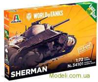 Мир Танков - Американский средний танк "Шерман" (Сборка без клея)
