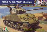 Танк Sherman M4A2 с 76 мм пушкой M3