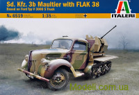 БТР Sd.Kfz. 3b Maultier с орудием Flak 38