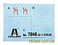 ITALERI 7040 Купить масштабную модель танка ИС-2М