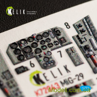KELIK 72043 Декаль для модели самолета МиГ-29 Фулкрум-А 9-12 (интерьер), (GWH)