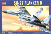 Одноместный истребитель-перехватчик Су-27 Flanker B