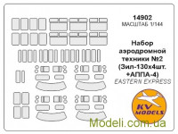 Маска для модели аэродромной техники, набор 2 (Eastern Express)