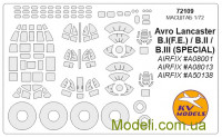 Маска для моделі літака Lancaster B.III (Special) the Dambusters / B.I(F.E.) B.III (Airfix)