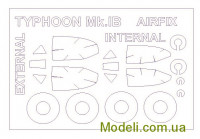 Маска для модели самолета Hawker Typhoon Mk.IB, двусторонняя (Airfix)