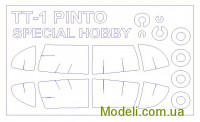Маска для модели самолета TT-1 Pinto (Special Hobby)