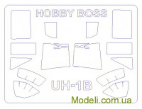 Маска для модели вертолета UH-1B (Hobby Boss)