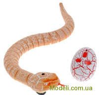 LE YU TOYS LY-9909D Радиоуправляемая змея на инфракрасном управлении Rattle snake (коричневая)