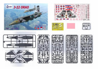 Litaki Models 72001 Сборная модель Одноместный штурмовик J-22 Orao