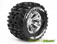 Колеса Louise Monster 1/8 MT-Pioneer, без вылета, хром, 2 шт