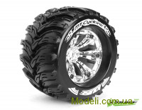 Колеса Louise Monster 1/8 MT-CYCLONE Sport вылет 1/2 хром 2шт (L-T3220CH)