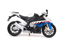 MAISTO 31101-6 Коллекционная модель мотоцикла BMW S1000RR (бело-голубой)