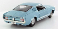 MAISTO 31260MB Коллекционная металлическая автомодель 1967 Ford Mustang GT (синий металлик)