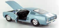 MAISTO 31260MB Коллекционная металлическая автомодель 1967 Ford Mustang GT (синий металлик)