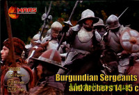 Бургундские сержанты и лучники, XIV-XV века